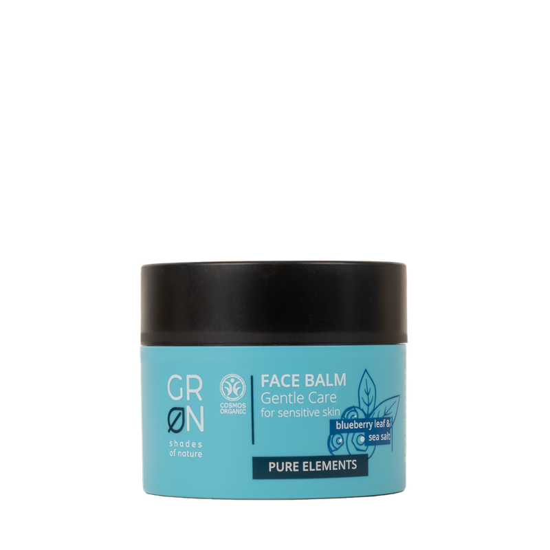GRN GRN [GRÜN] Gesichtsbalsam Sanfte Pflege Meersalz & Bio-Blaubeerblatt - Pure Elements - Produktbild
