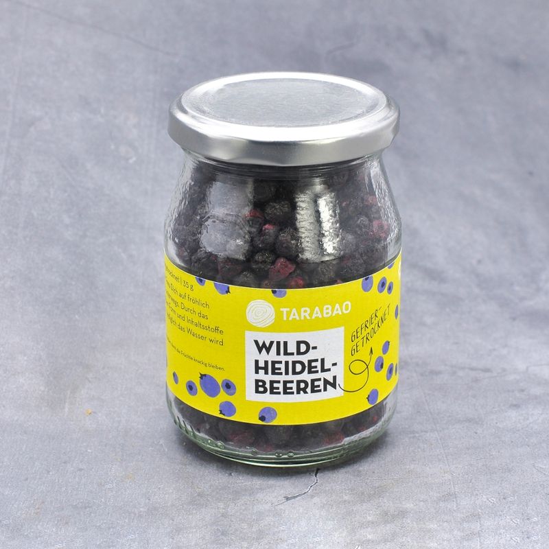 TARABAO Wildheidelbeeren gefriergetrocknet - Produktbild