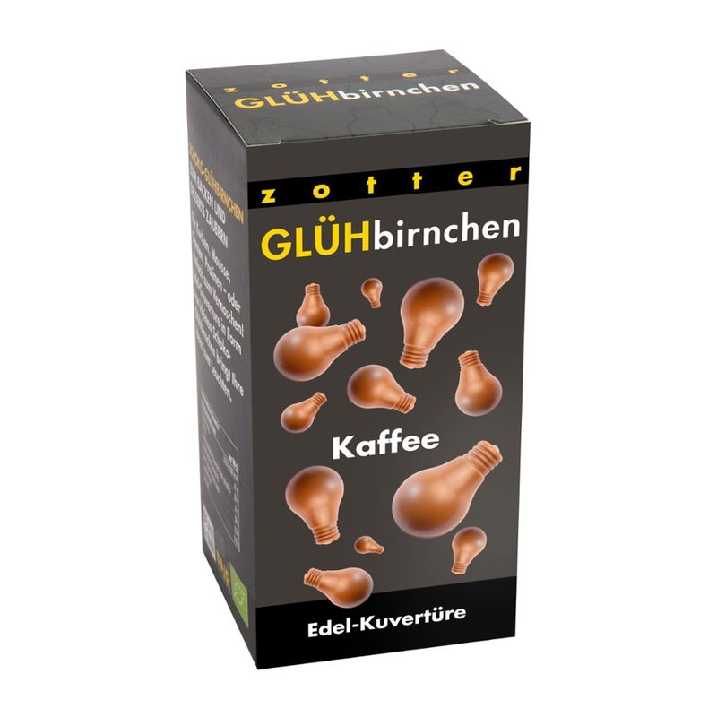 Zotter Schokolade Glühbirnchen - Kaffee - Produktbild