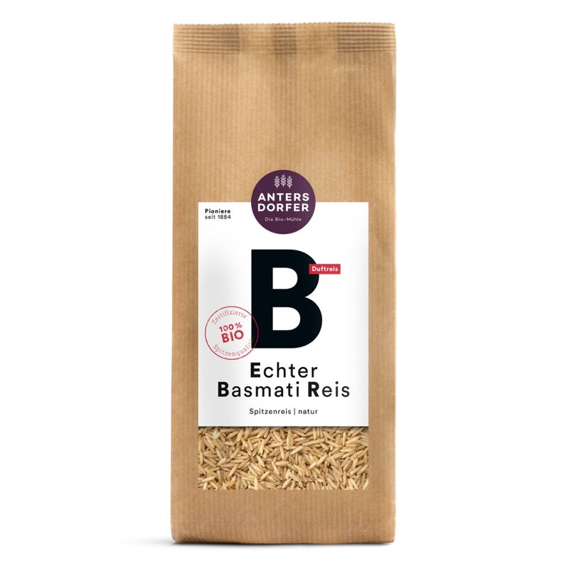 Antersdorfer - Die Bio-Mühle Bio Echter Basmati Reis natur - Produktbild