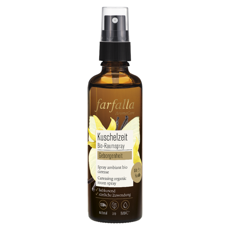 farfalla Geborgenheit, Kuschelzeit Bio-Raumspray, 75ml - Produktbild