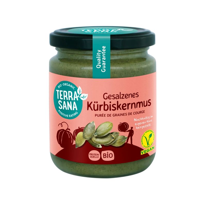 TerraSana Kürbiskernmus mit Steinsalz - Produktbild