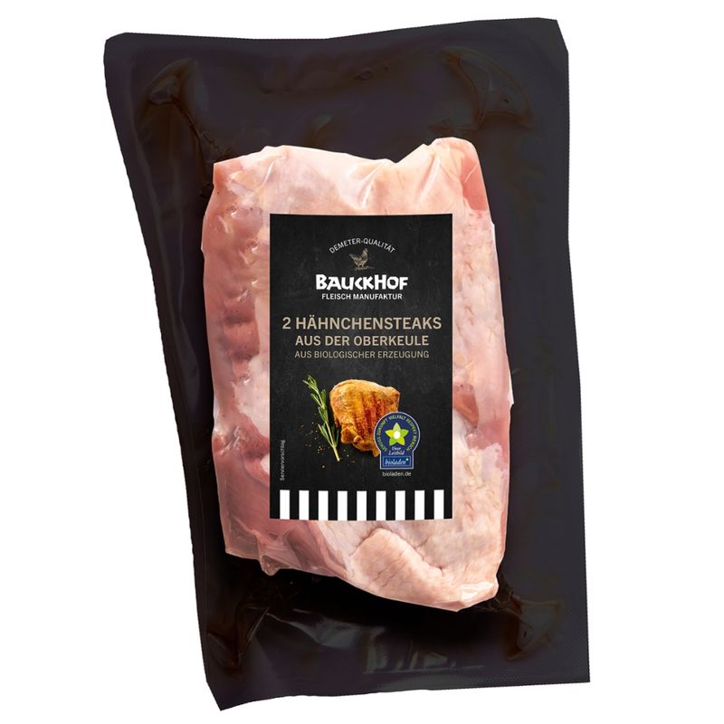 bioladen Hähnchensteaks aus der Oberkeule, 2 Stück - Produktbild