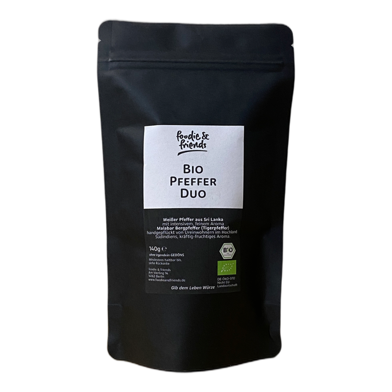 foodie & friends Bio Pfeffer Duo Nachfüll 140g - Produktbild