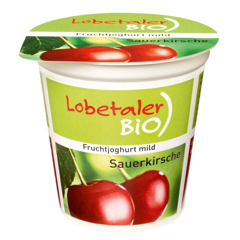 Lobetaler Bio Joghurt Sauerkirsche - Produktbild