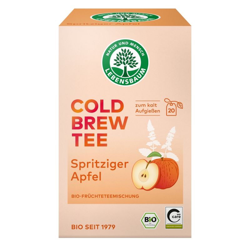 LEBENSBAUM Cold Brew Tee Spritziger Apfel - Produktbild
