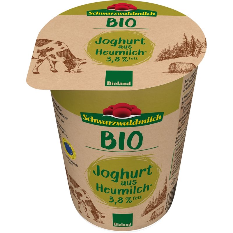 Schwarzwaldmilch BIO Heumilch SWM BIO Joghurt aus Heumilch 3,8% 8x400G BE - Produktbild
