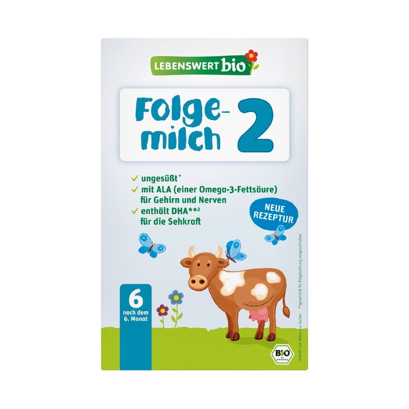 Lebenswert bio Folgemilch 2 - Produktbild