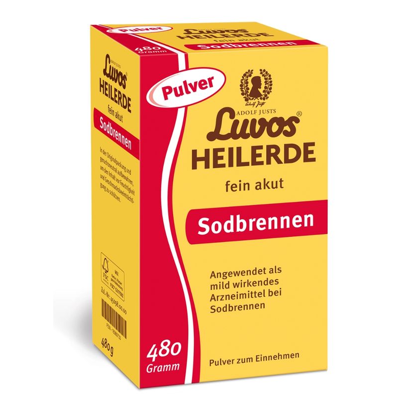 Luvos-Heilerde Adolf Justs Luvos-Heilerde fein akut Sodbrennen Pulver - Produktbild