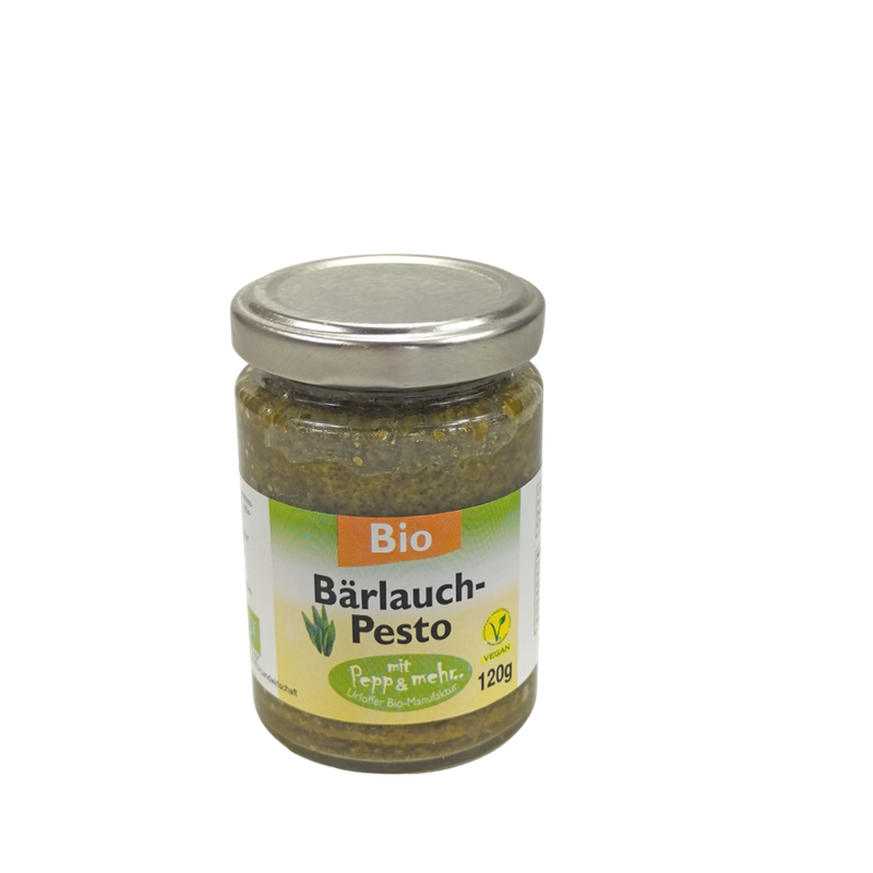 Erhardt würzig • scharf • pikant Bärlauch-Pesto BIO 120g - Produktbild