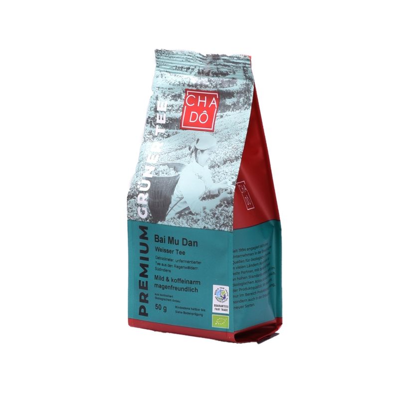 Cha Dô Premium Bai Mu Dan - Weißer Tee- WFTO - Produktbild