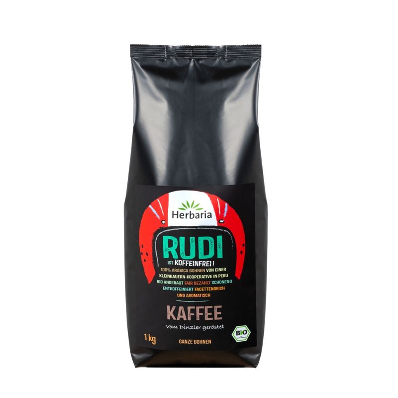 HERBARIA Rudi Kaffee entkoffeiniert ganz bio - Produktbild