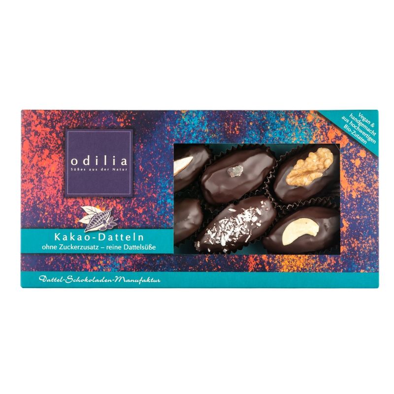 odilia reiner natürlicher bio-Kakao Datteln Vegan, Glutenfrei - Produktbild