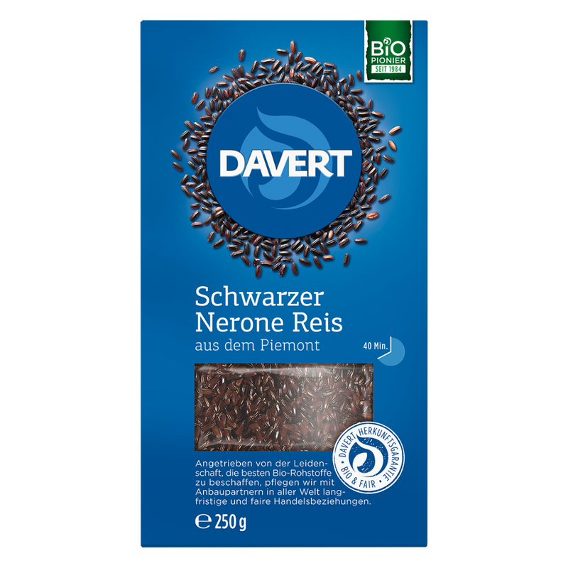 Davert Schwarzer Nerone Reis 250g - Produktbild