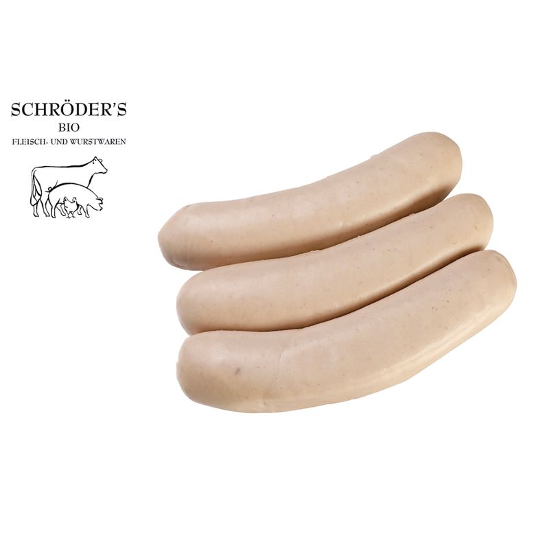 Schröder's Bio Fleisch- und Wurstwaren Feine Bratwurst 3 x 100 g - Produktbild