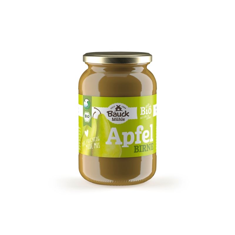 Bauck Mühle Apfel-Birnenmark ungesüßt Bio - Produktbild