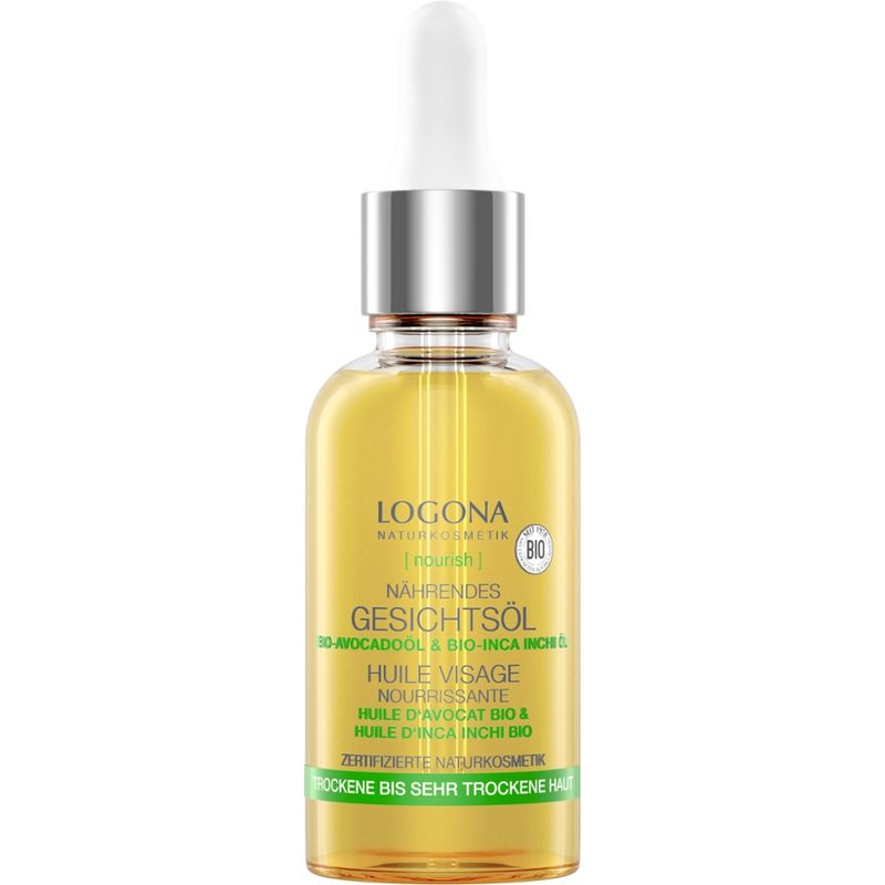Logona [NOURISH] Nährendes Gesichtsöl Bio-Avocado - Produktbild