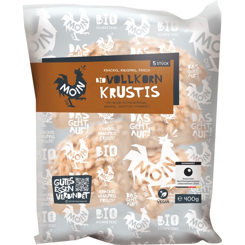 Moin Bio Backwaren Bio Vollkorn Krustis - Produktbild