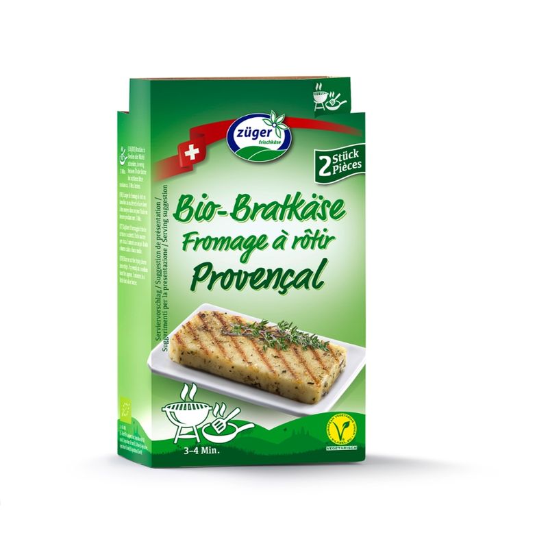 Züger Frischkäse AG Züger Bio Bratkäse Provençal 2x80g - Produktbild