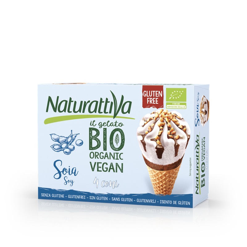 Naturattiva Naturattiva Bio-Eis im Hörnchen auf Sojabasis - Produktbild