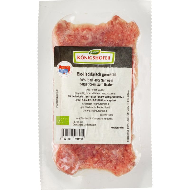 Königshofer Hackfleisch gemischt, tiefgefroren, zum Braten - Produktbild