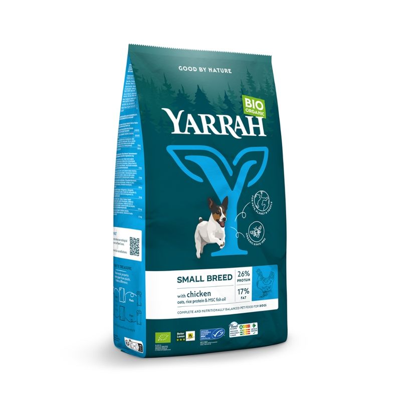 Yarrah Organic Petfood Yarrah Bio Hund Trockenfutter Erwachsene & Welpe Kleine Rasse Huhn - Produktbild