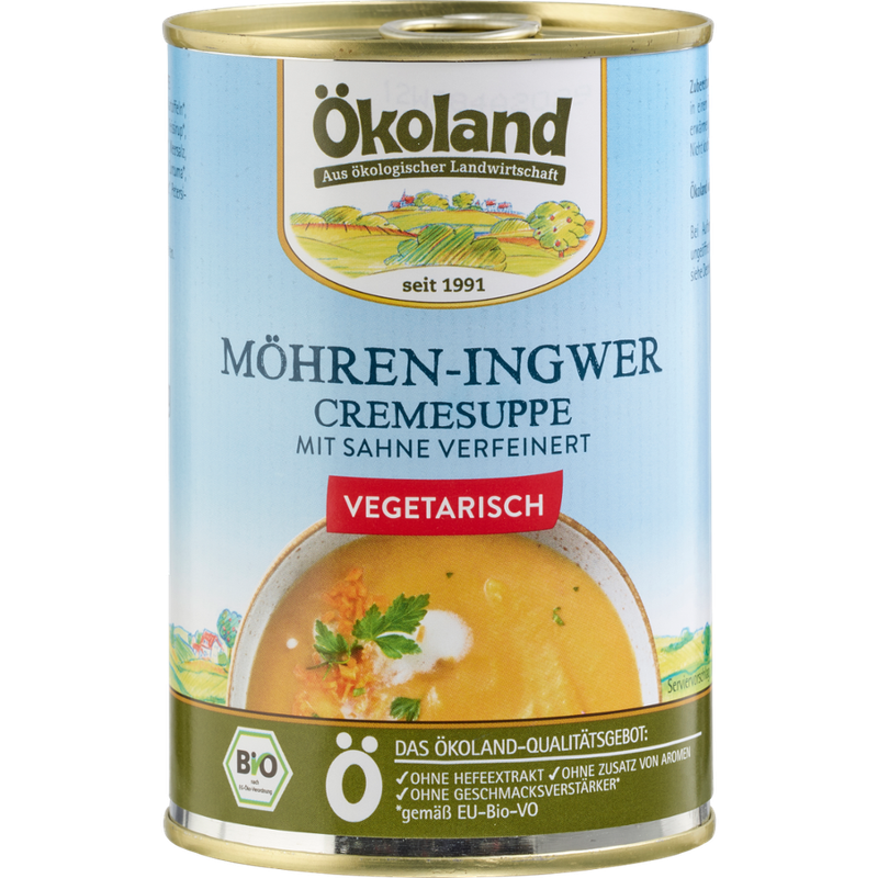 ÖKOLAND Möhren-Ingwer-Cremesuppe - Produktbild