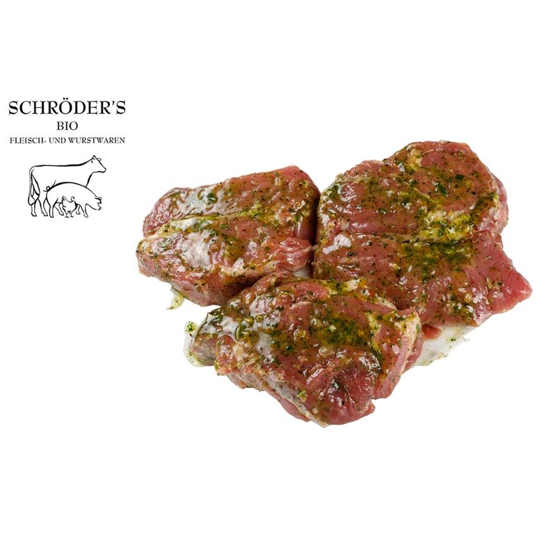 Schröder's Bio Fleisch- und Wurstwaren Lammnackensteak Kräuter-Knoblauch - Produktbild