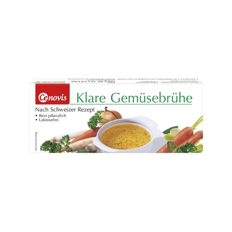 Cenovis Klare Gemüsebrühe Würfel - Produktbild