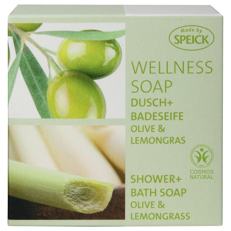 Made by Speick Wellness Soap, Dusch + Badeseife Olive & Lemongras - Produktbild