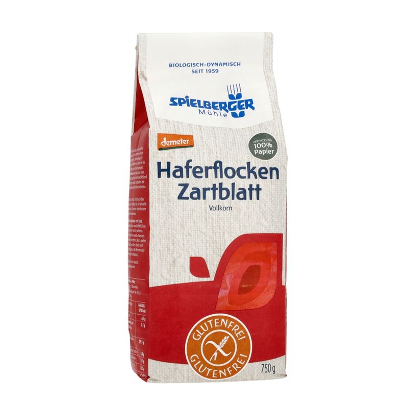 Spielberger Mühle Haferflocken Zartblatt, glutenfrei, demeter - Produktbild