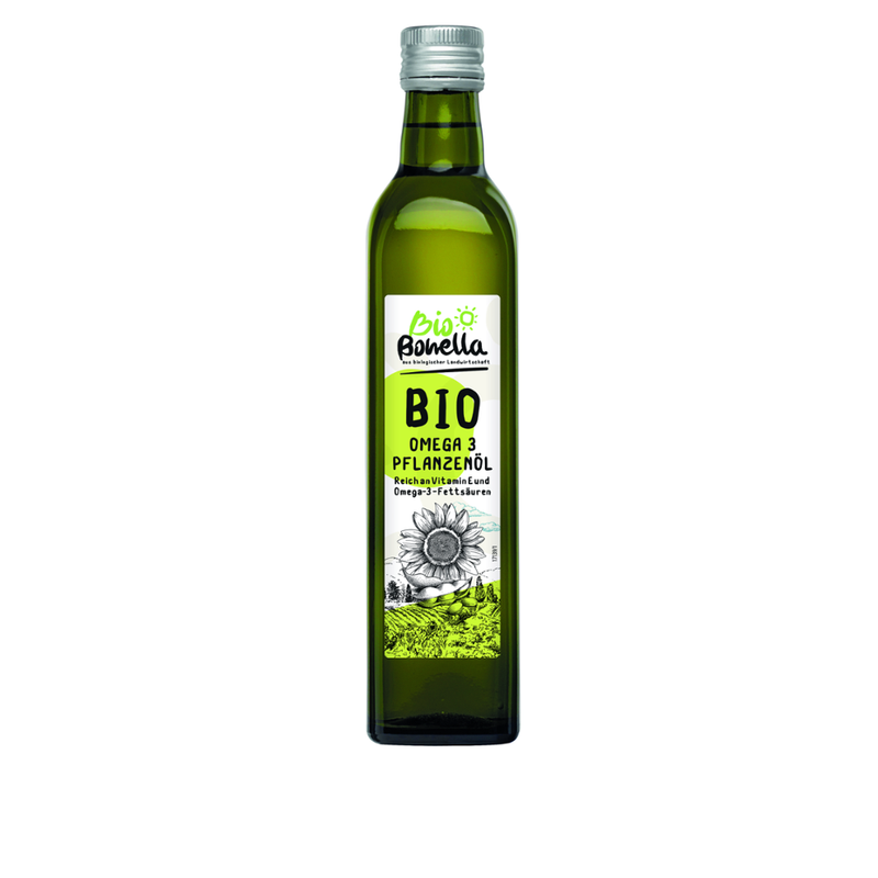 Bonella Bonella Bio Omega-3 Pflanzenöl 0,5l - Produktbild