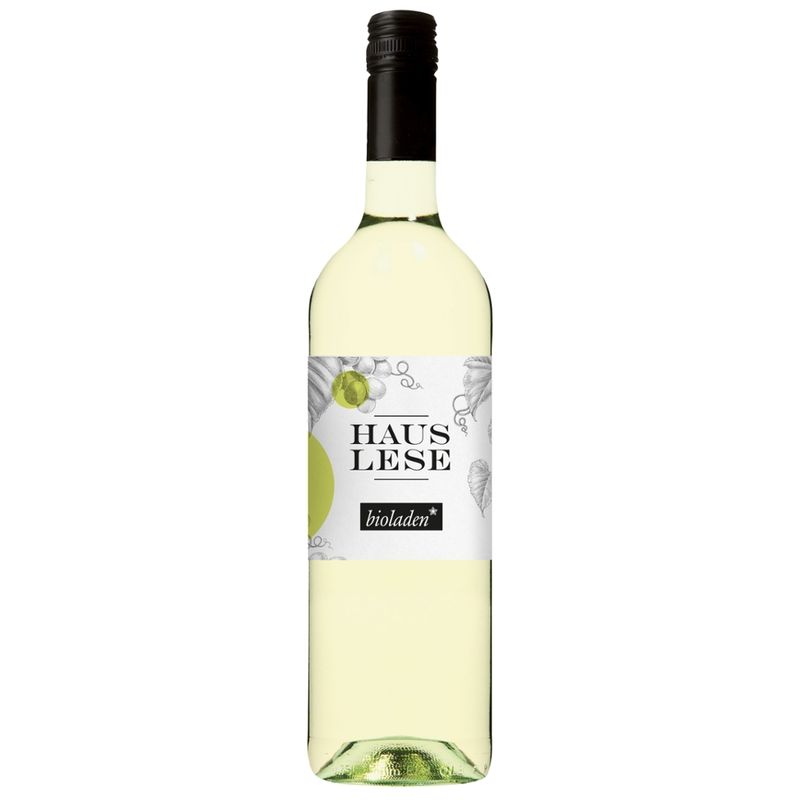 Ökologisches Weingut Schmidt Hauslese weiss trocken Johanniter & Rivaner QbA Trocken - Produktbild