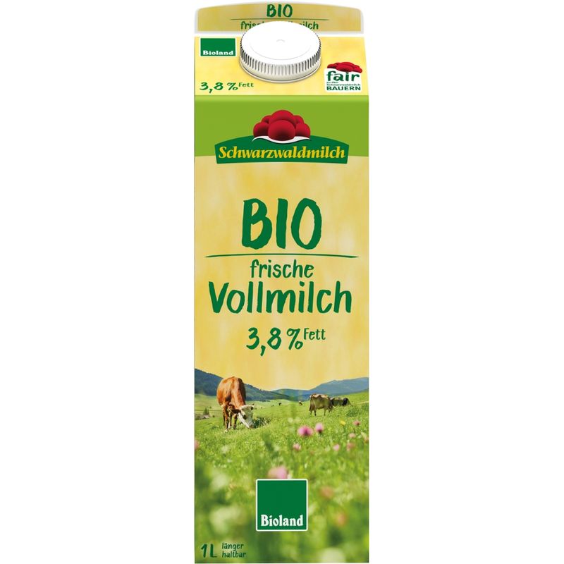 Schwarzwaldmilch BIO SWM BIO Frischmilch 3,8% 10x1L PG - Produktbild