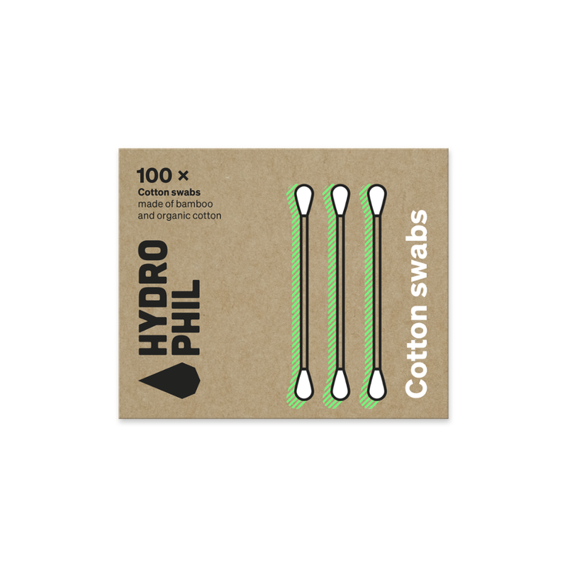 HYDROPHIL HYDROPHIL - Wattestäbchen aus Bambus und Baumwolle - Produktbild