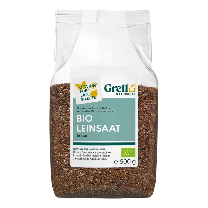 Grell Naturkost Leinsaat braun - Produktbild