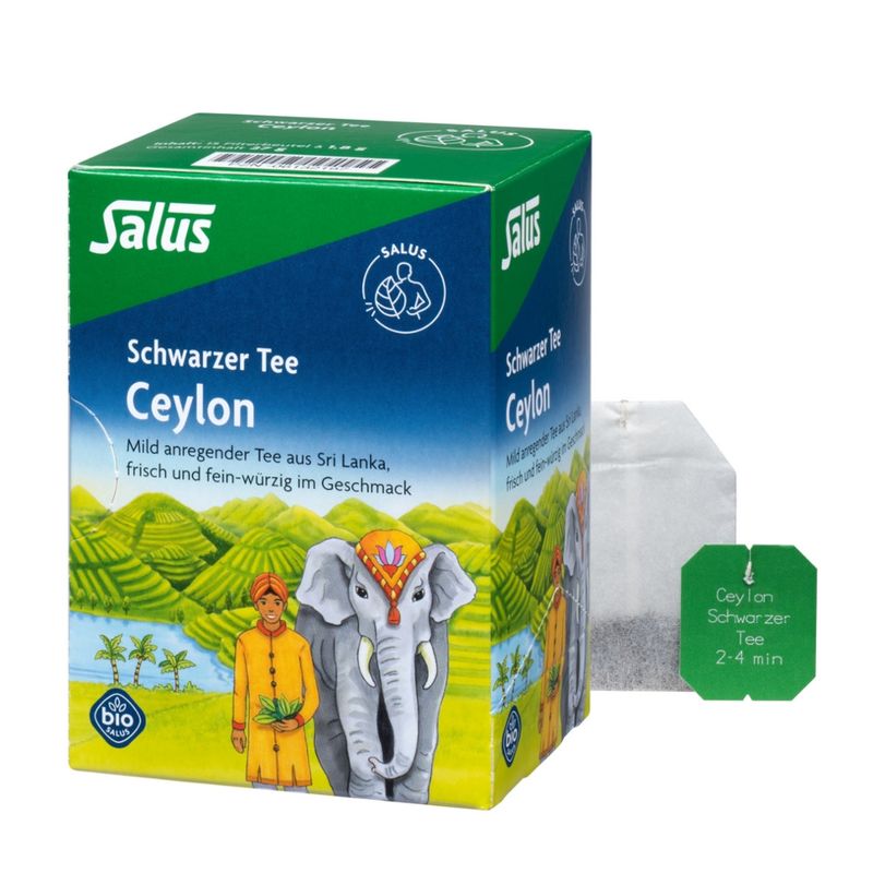 Salus® Salus® Ceylon schwarzer Tee bio 15 FB - Produktbild