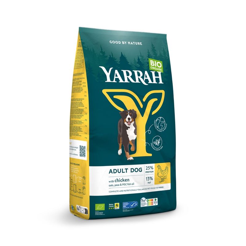 Yarrah Organic Petfood Yarrah Bio Hund Trockenfutter Erwachsene Huhn - Produktbild