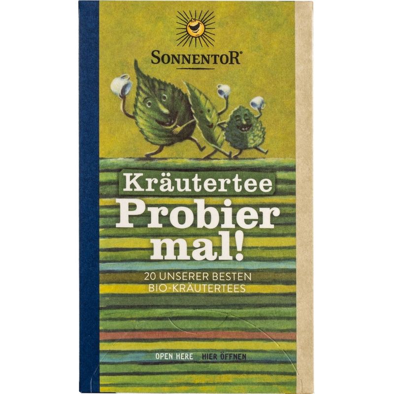 Sonnentor Kräutertee Probier mal!, Doppelkammerbeutel - Produktbild
