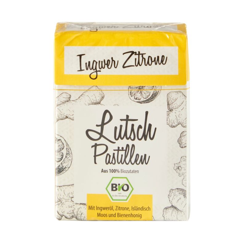 Aries Ingwer Zitrone Lutschpastillen - Produktbild