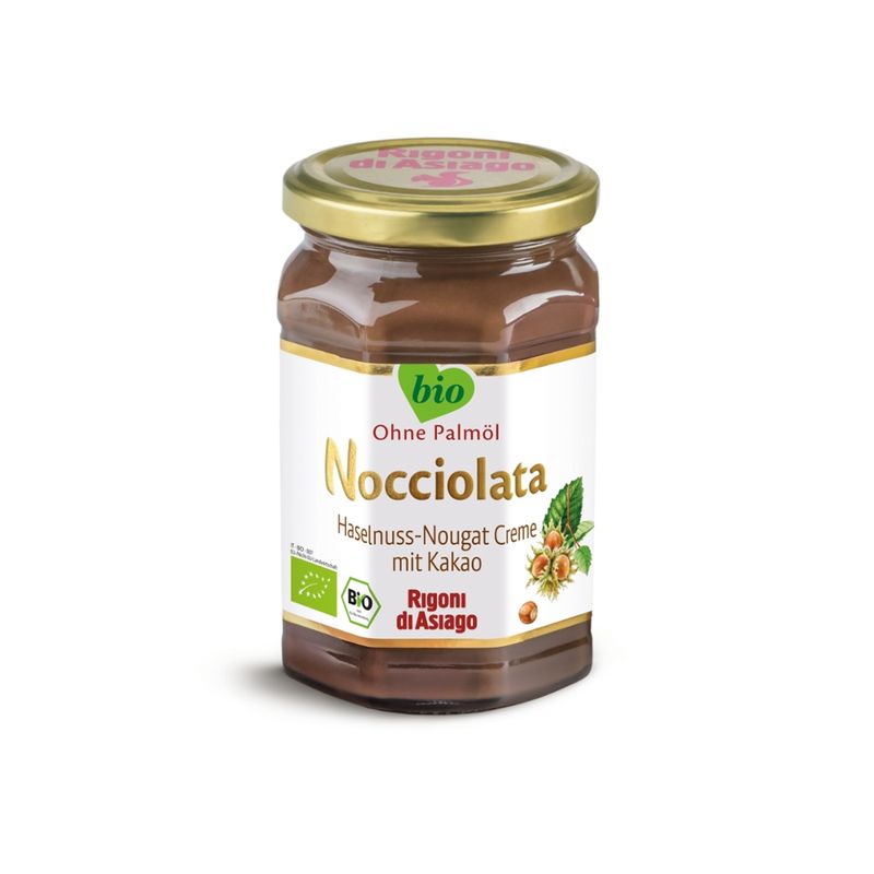 Rigoni di Asiago S.R.L.  Nocciolata Bio Nuss-Nougat-Aufstrich glutenfrei - Produktbild