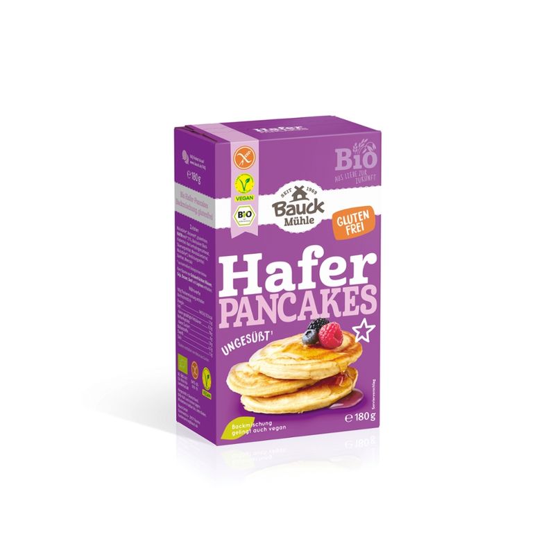 Bauck Mühle Hafer Pancakes 180g Bio gf - Produktbild