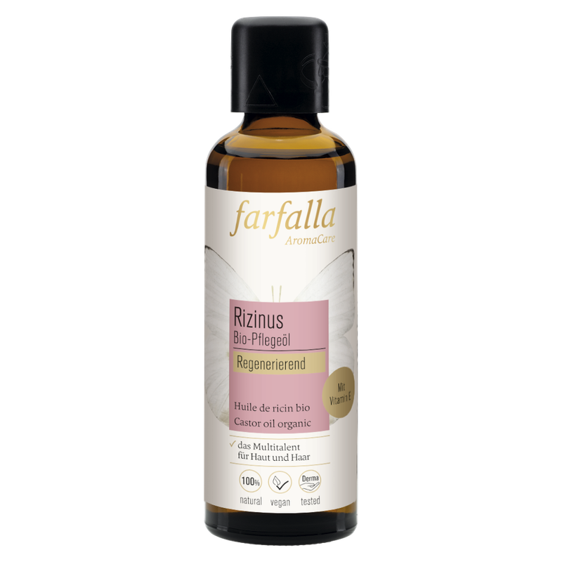 farfalla Rizinus, Bio-Pflegeöl, 75ml, regenerierend - Produktbild