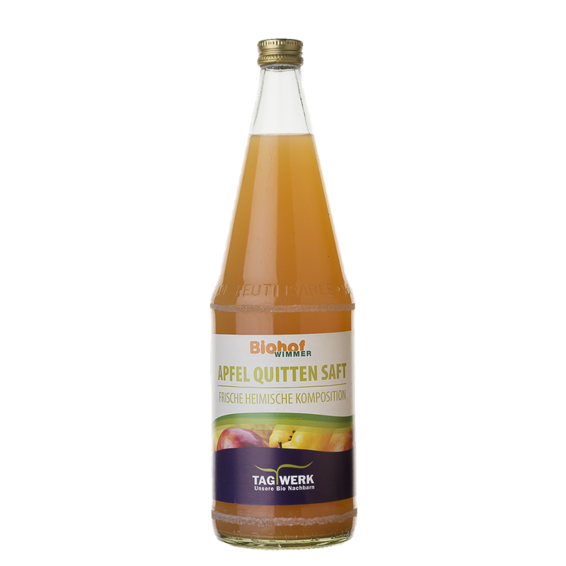 TAGWERK Apfel-Quittensaft, naturtrüb aus Streuobst vom Biohof Wimmer - Produktbild