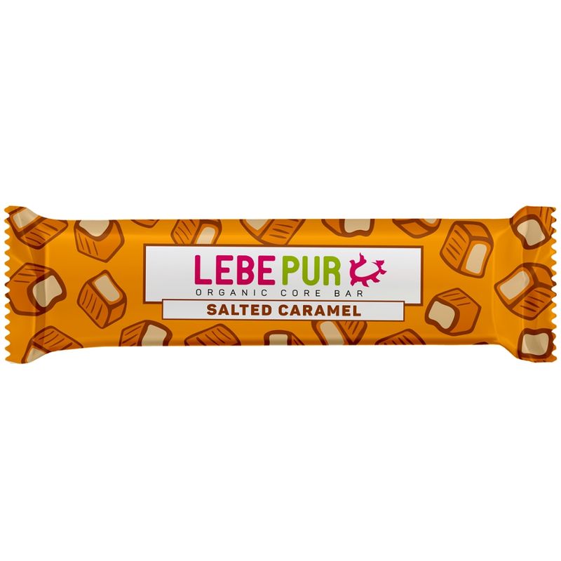 Lebepur Bio-Salted Caramel Riegel 40 g - Produktbild