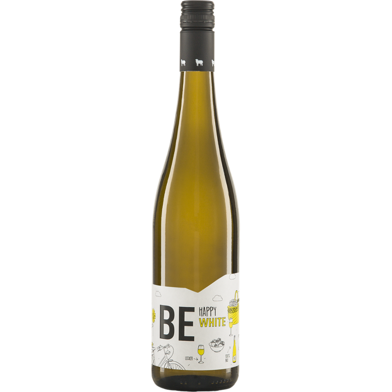 Riegel Erzeugermarken BE HAPPY WHITE Cuvée QW Schäfer-Heinrich - Produktbild