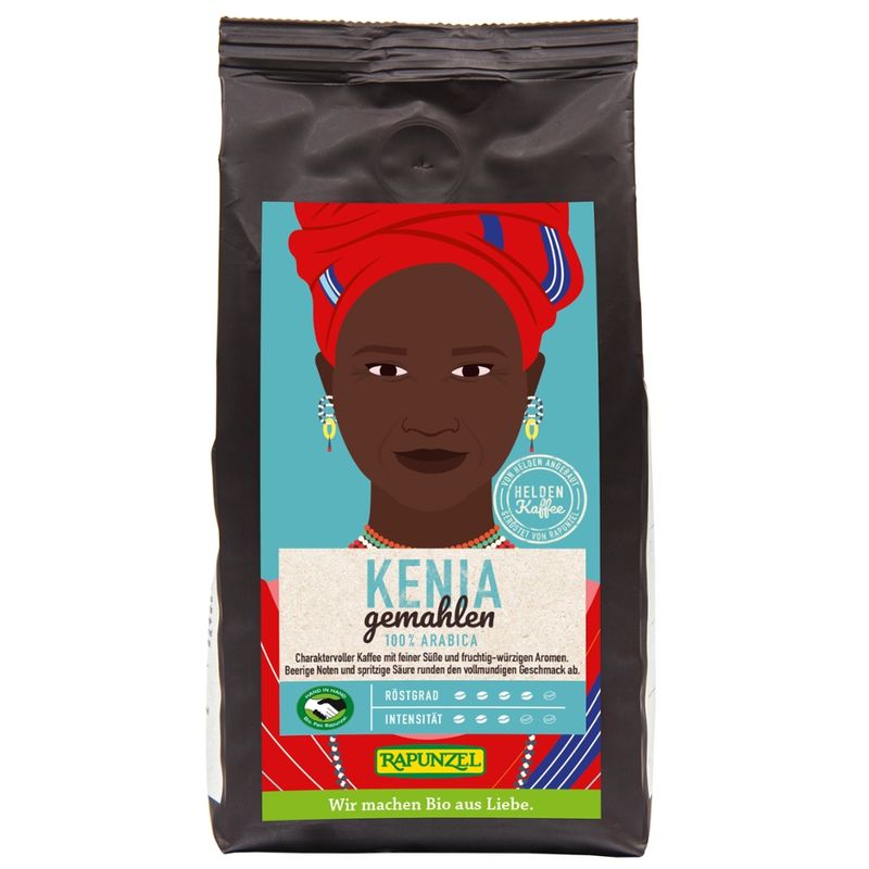 Rapunzel Heldenkaffee Kenia, gemahlen HIH - Produktbild