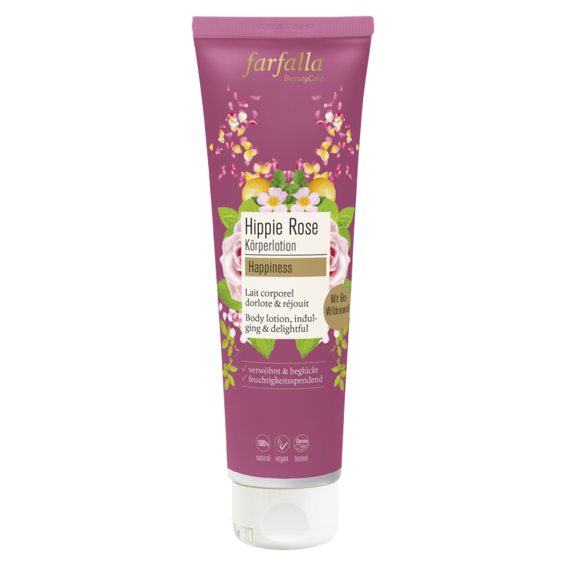 farfalla Hippie rose Happiness, Körperlotion, 150ml - Produktbild