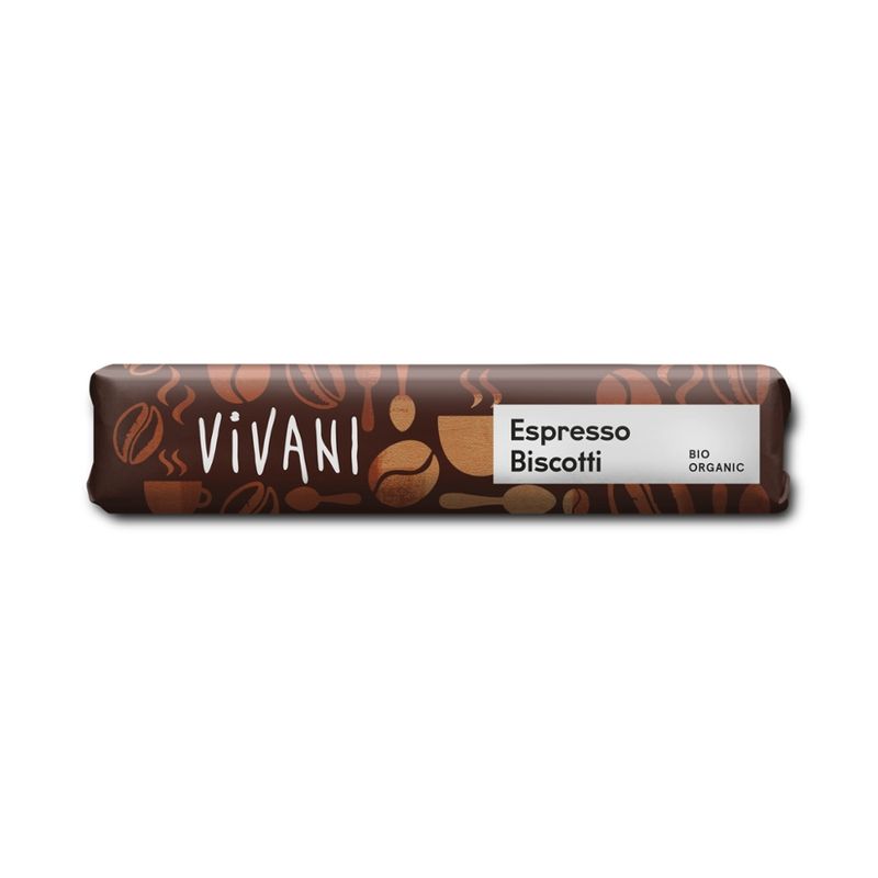 Vivani Espresso Biscotti Schokoriegel - Produktbild