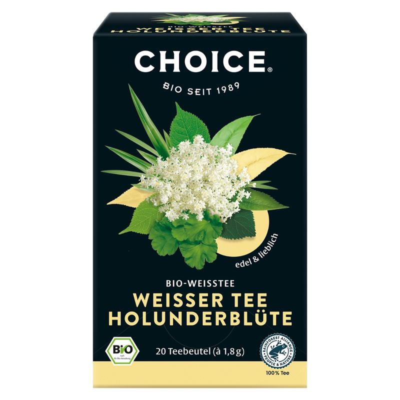 CHOICE CHOICE®  Weißer Tee Holunderblüte Bio - Produktbild